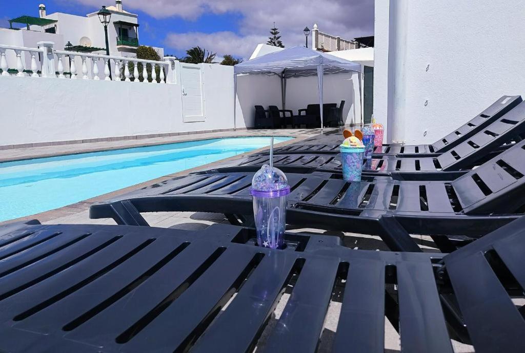 3 Private - 3 Privadas Shared Duplex Gara With Private Pool Alloggio in famiglia Costa Teguise